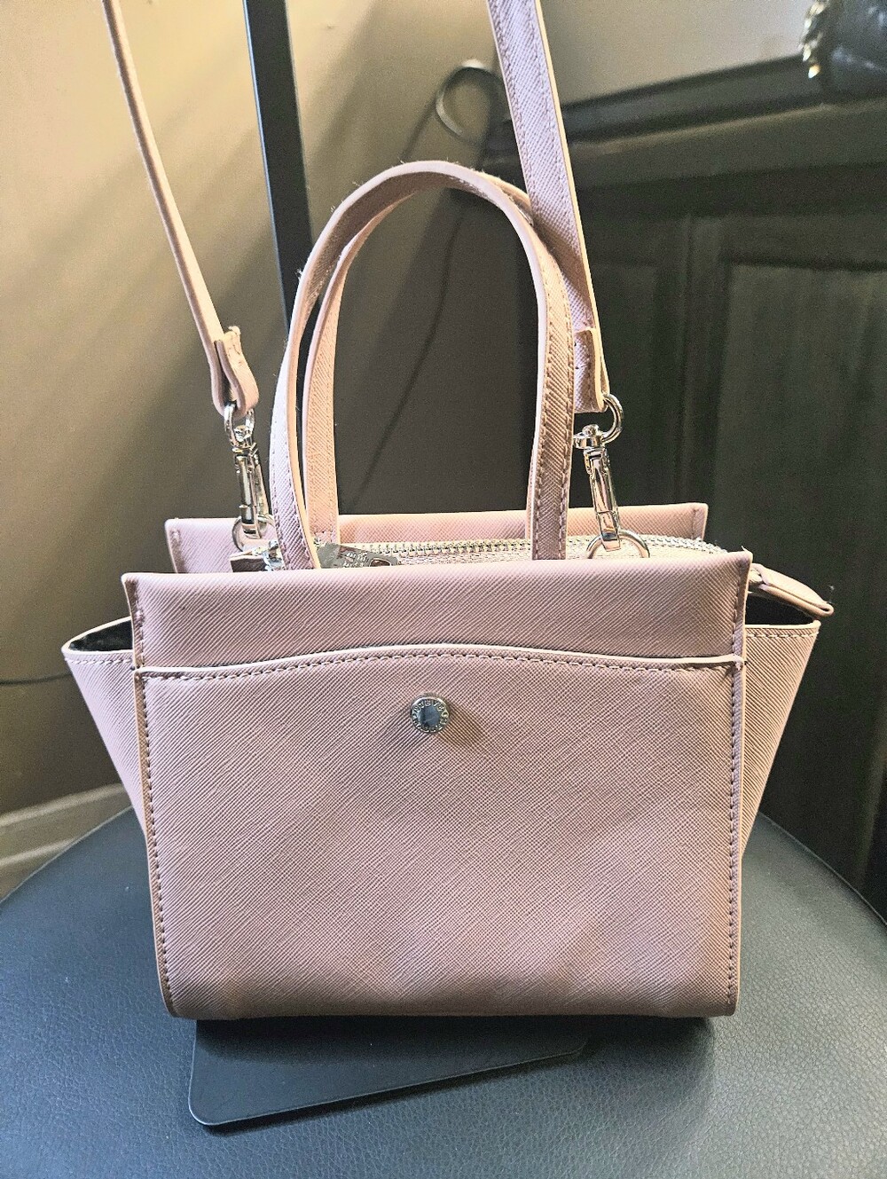 Steve Madden Blush Pink Saffiano Tote